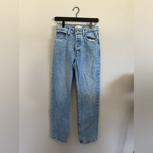 Abercrombie women’s “The Dad” high rise jeans, size 2 regular